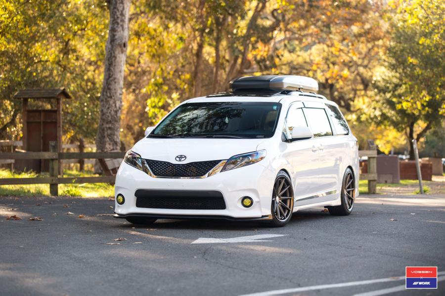 Toyota Sienna X Work on Vossen Wheels (VWS-1) '2017